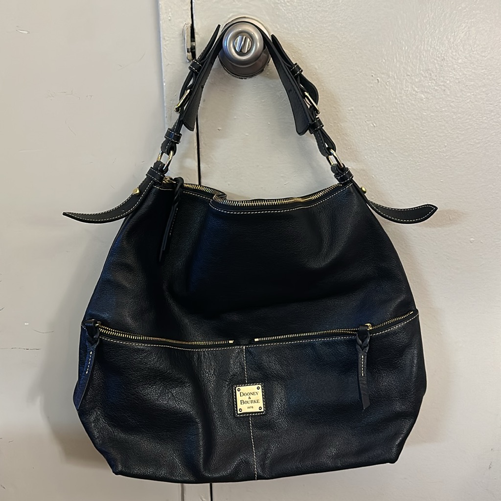 Dooney & Bourke Black Leather Satchel